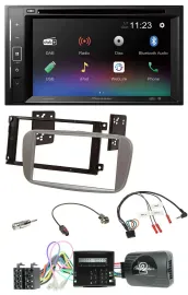 Автомагнитола Pioneer 2DIN Bluetooth USB DAB DVD для Ford C‑Max/Galaxy/Focus