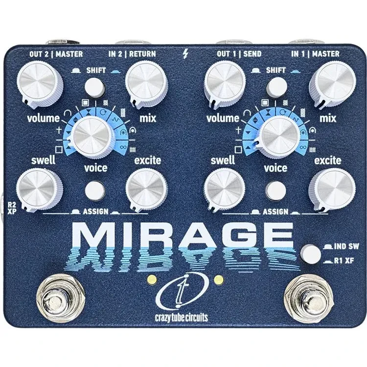 Педаль эффектов для электрогитары Crazy Tube Circuits Mirage Reverb