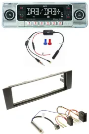 Dietz DAB USB MP3 Bluetooth Autoradio für Audi A3 (8P, 03-06) - ISO
