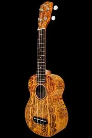 Ohana Model SK-15W Soprano Size All Willow Wood Ukulele  - FREE Gig Bag + cloth