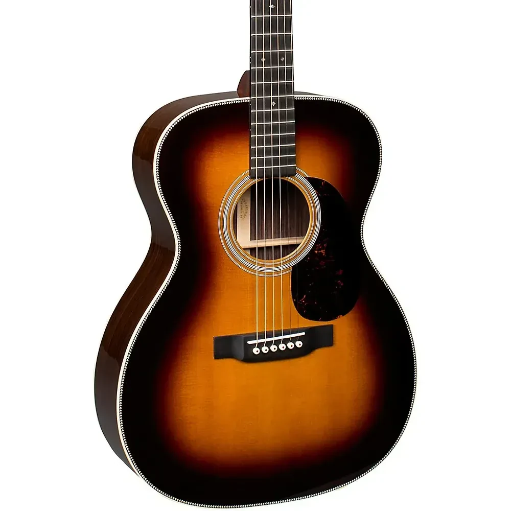 Акустическая гитара Martin Guitars 000-28 Standard Auditorium 1935 Sunburst с кейсом