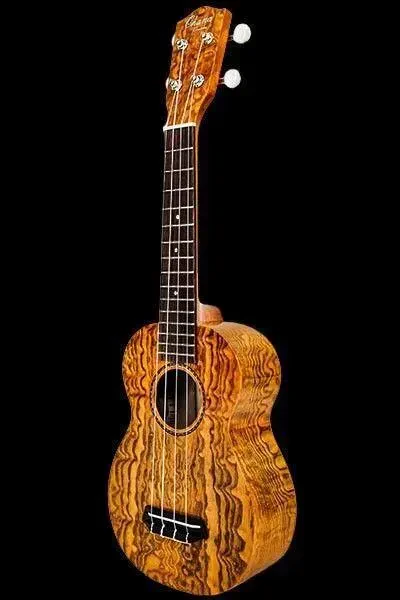 Ohana Model SK-15W Soprano Size All Willow Wood Ukulele  - FREE Gig Bag + cloth
