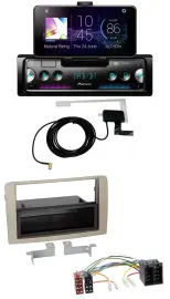 Pioneer DAB Bluetooth MP3 USB Autoradio für Lancia Musa (ab 2005)