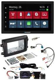 Blaupunkt Lenkrad Bluetooth DAB 2DIN USB Autoradio für Fiat Ducato Serie 8 ab 20