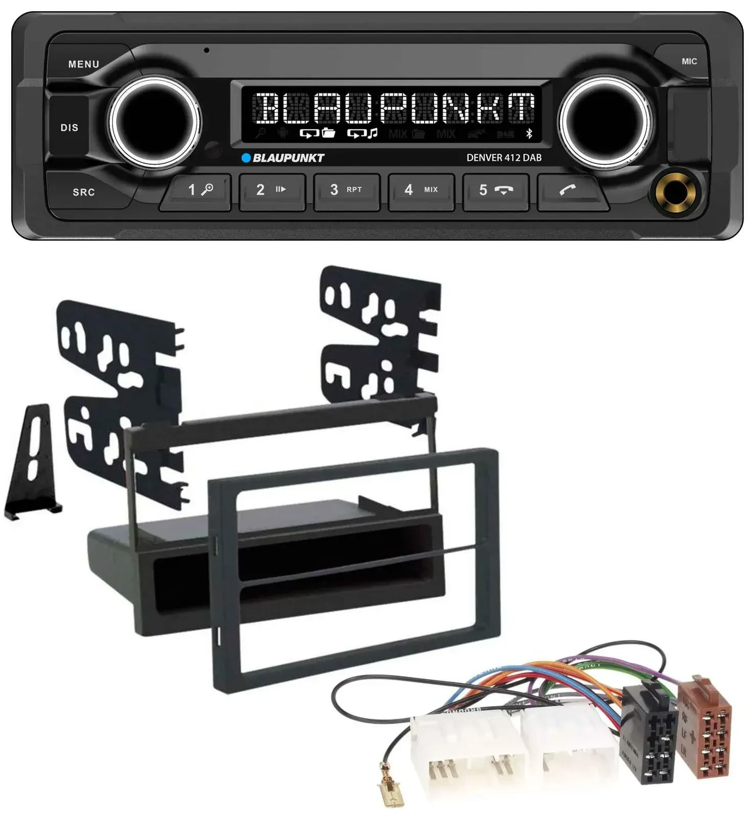 Blaupunkt Bluetooth DAB MP3 USB Autoradio für Mazda 626 (99-00) / MPV (96-99)