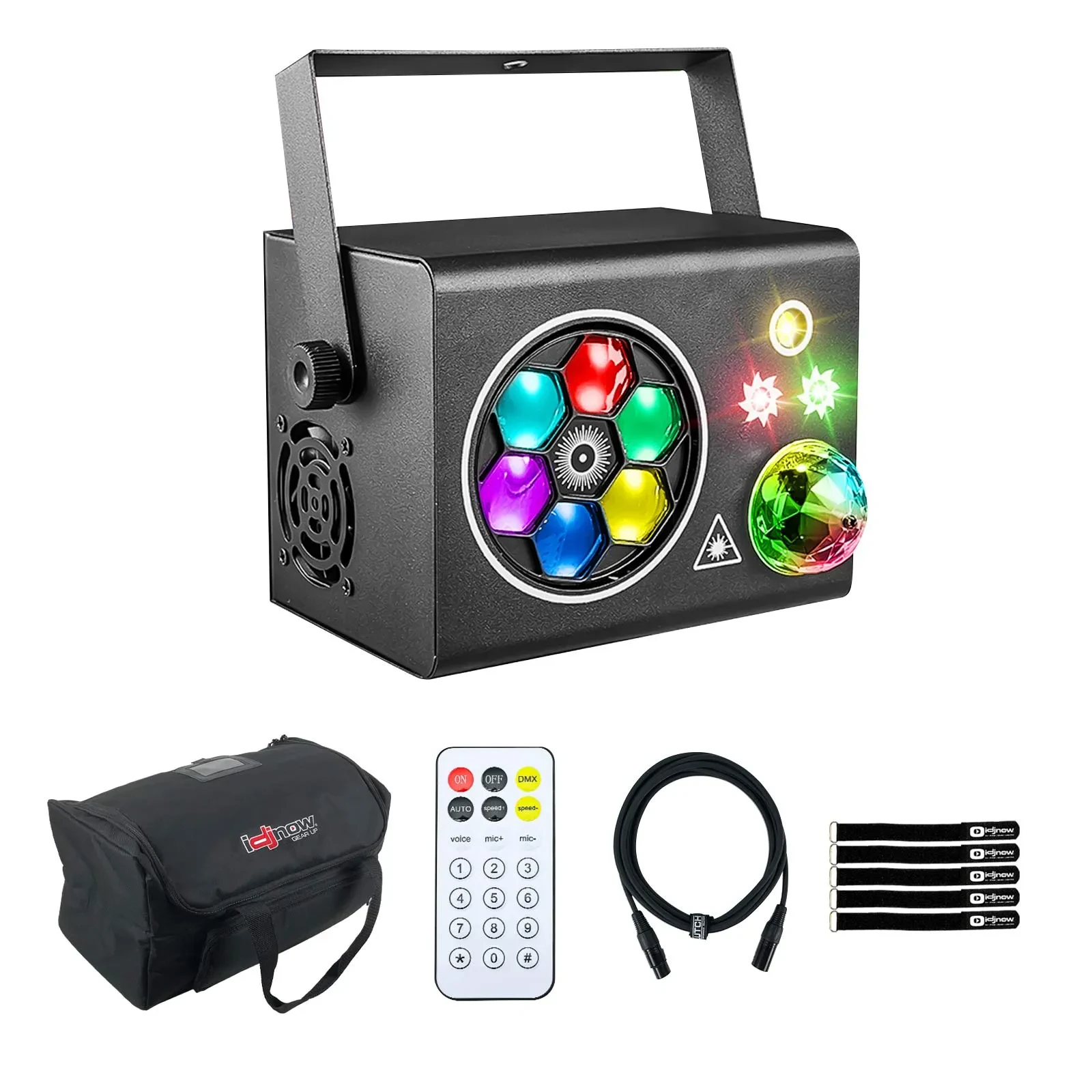 BEAM-BOX 40W RGBY LED DMX Motion Light Box Strobe DJ Stage Party Fixture Pack