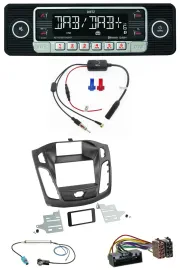 Dietz MP3 DAB Bluetooth USB Autoradio für Ford Focus (DYB, 2011-2014)