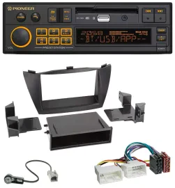 Pioneer DAB MP3 USB Bluetooth Autoradio für Hyundai ix35 (LM, 2010-2013)