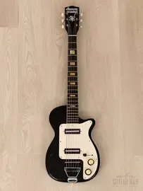 Электрогитара Harmony Stratotone H88 Doublet SS Black w/case USA 1957