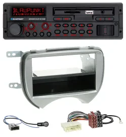 Blaupunkt SD MP3 USB Bluetooth DAB Autoradio für Nissan Micra (10-13 K13) silber