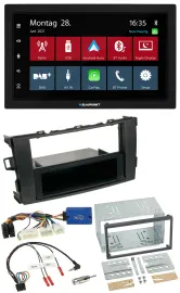 Blaupunkt Lenkrad Bluetooth DAB 2DIN USB Autoradio für Toyota Auris 2011-2012 sc