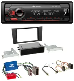 Pioneer MP3 USB DAB Bluetooth Autoradio für Audi A4 B5 99-01 Symphony Aktivsyste
