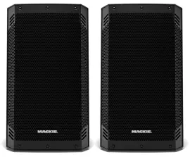 (2) Mackie Thrash12 v2 12" 1300w Powered DJ PA Speakers w/Bluetooth Thrash12v2