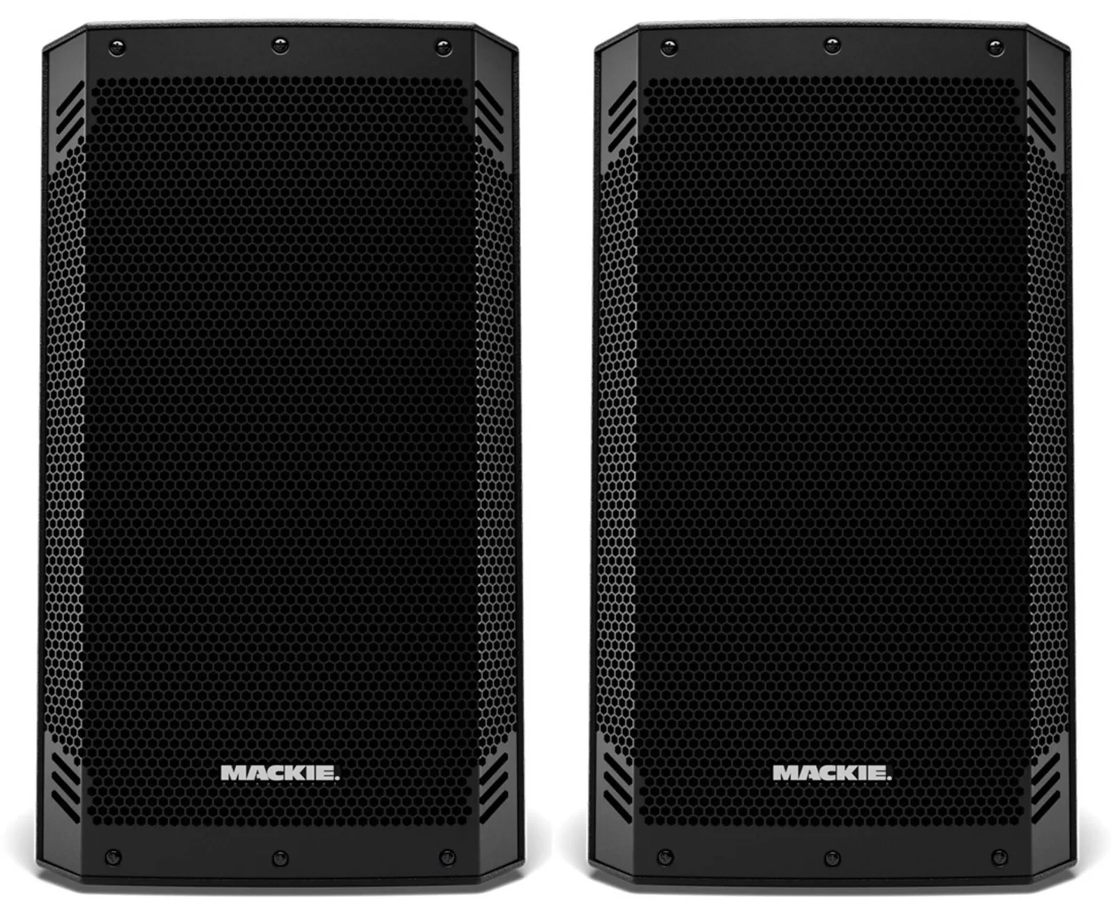 (2) Mackie Thrash12 v2 12" 1300w Powered DJ PA Speakers w/Bluetooth Thrash12v2