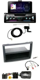 Автомагнитола Pioneer DAB, Bluetooth, USB, для Renault Megane 2007–2008, черный