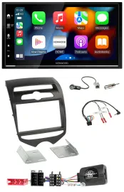 Kenwood DAB USB Bluetooth 2DIN Lenkrad Autoradio für Hyundai ix20 ab 2010 man. K