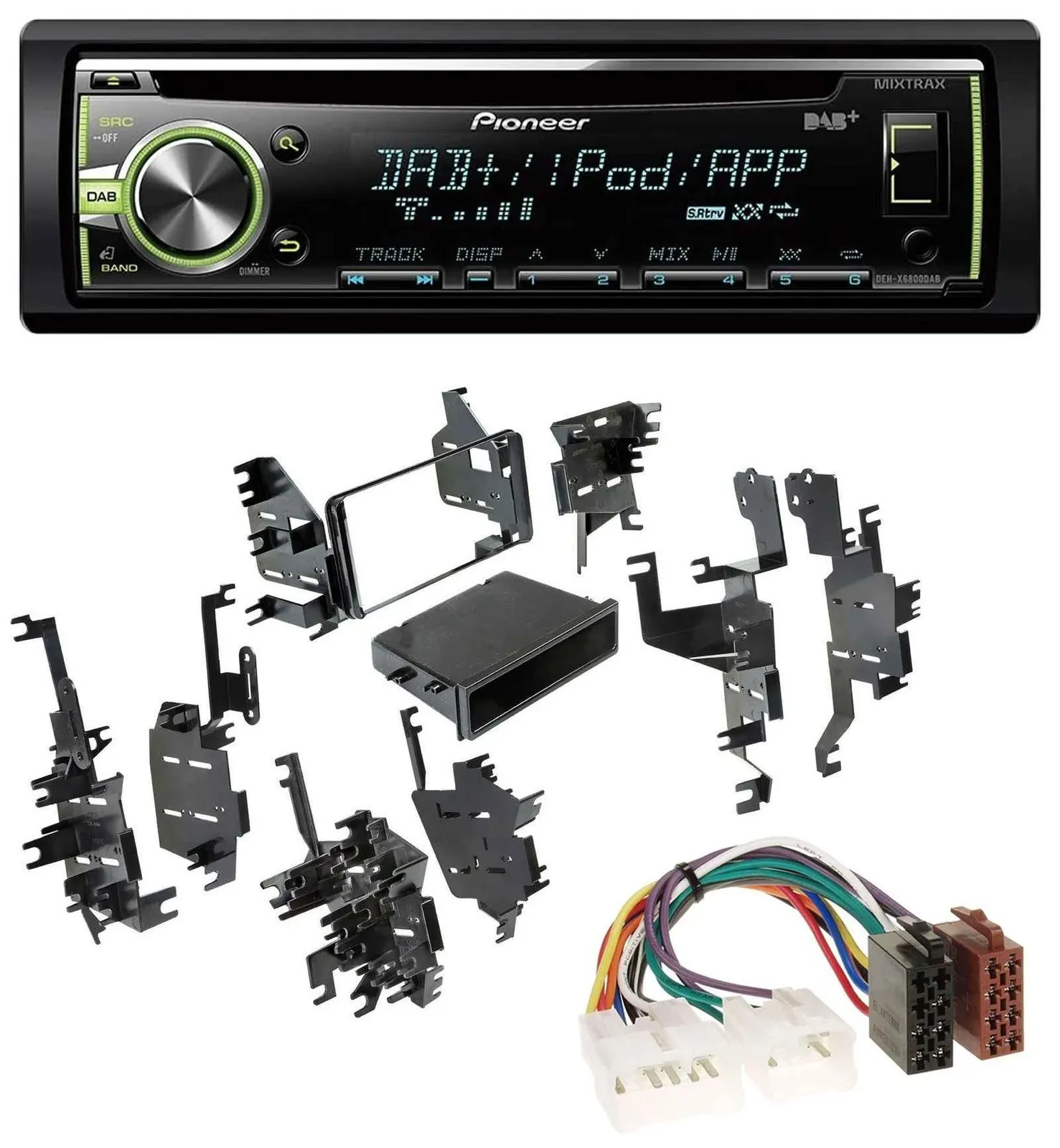 Автомагнитола Pioneer DAB USB MP3 AUX CD для Toyota Highlander/Matrix/RAV4