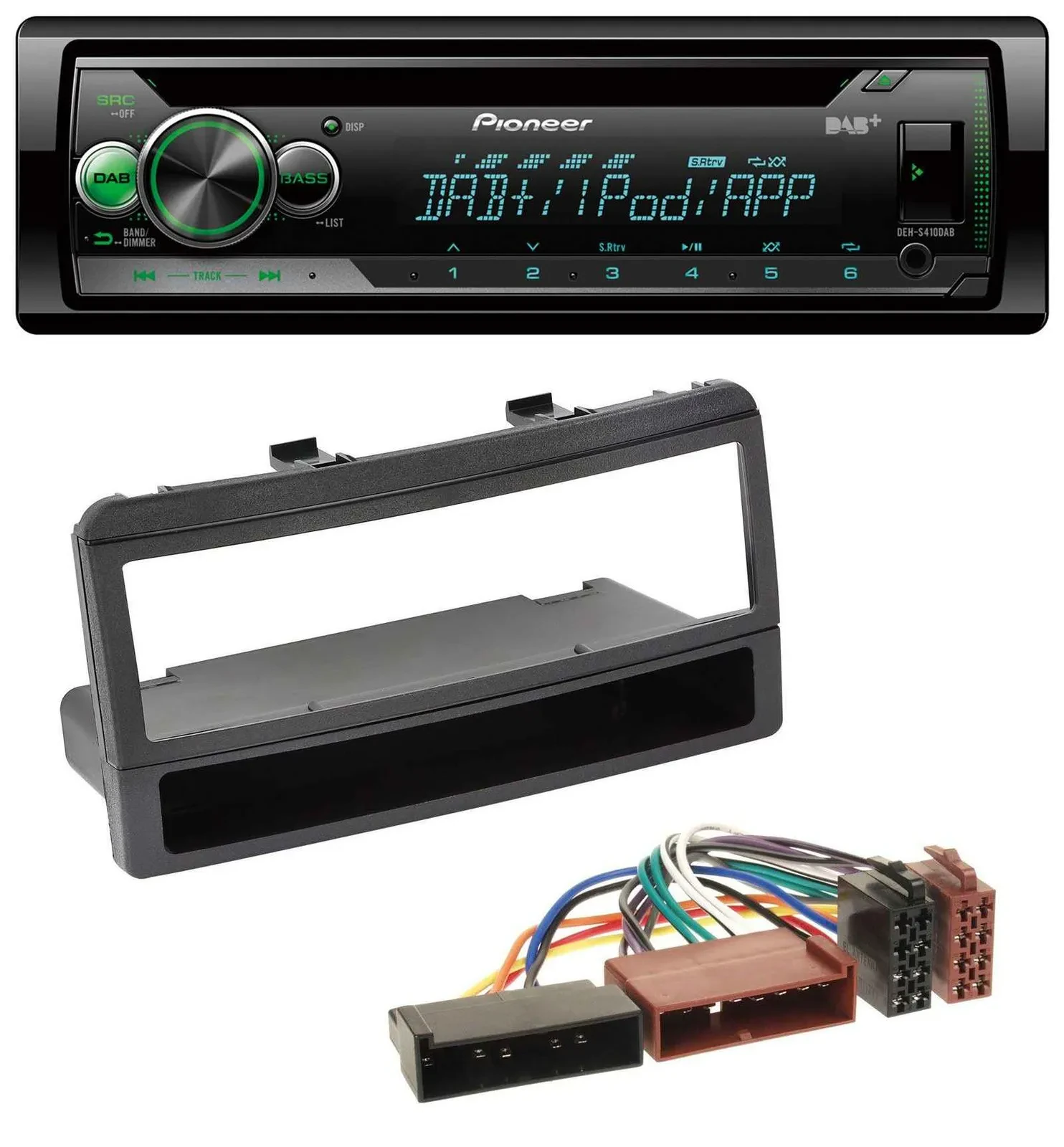Автомагнитола для Ford Mondeo 96–02, Puma, Transit Pioneer USB, MP3, DAB, AUX, CD