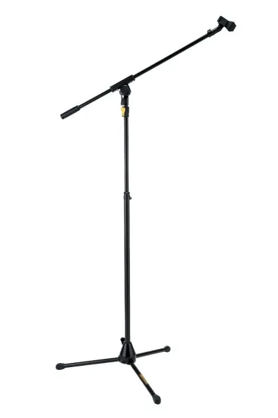 Hercules MS631B TRIPOD MICROPHONE STAND WITH BOOM & MIC CLIP & EZ GRIP HEIGHT
