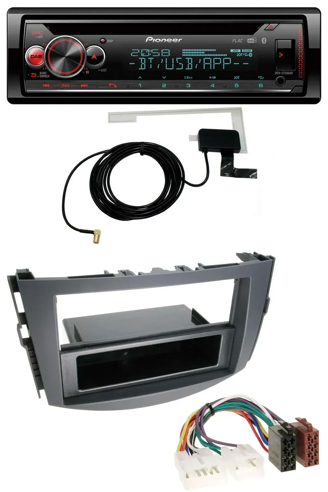 Автомагнитола для Toyota RAV4 (с 2006) Pioneer DAB, CD, MP3, USB, Bluetooth