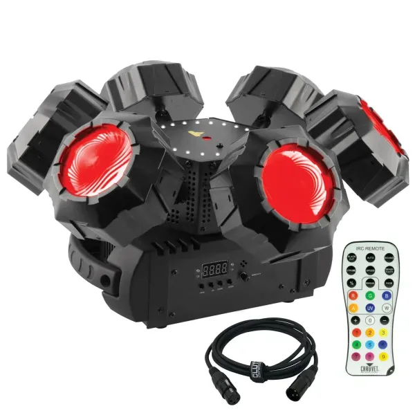 Светодиодный прибор Chauvet DJ Helicopter Q6 с аксессуарами