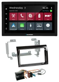 Blaupunkt DAB Bluetooth USB MP3 2DIN Autoradio für Citroen Jumper 2006-2011 Pian
