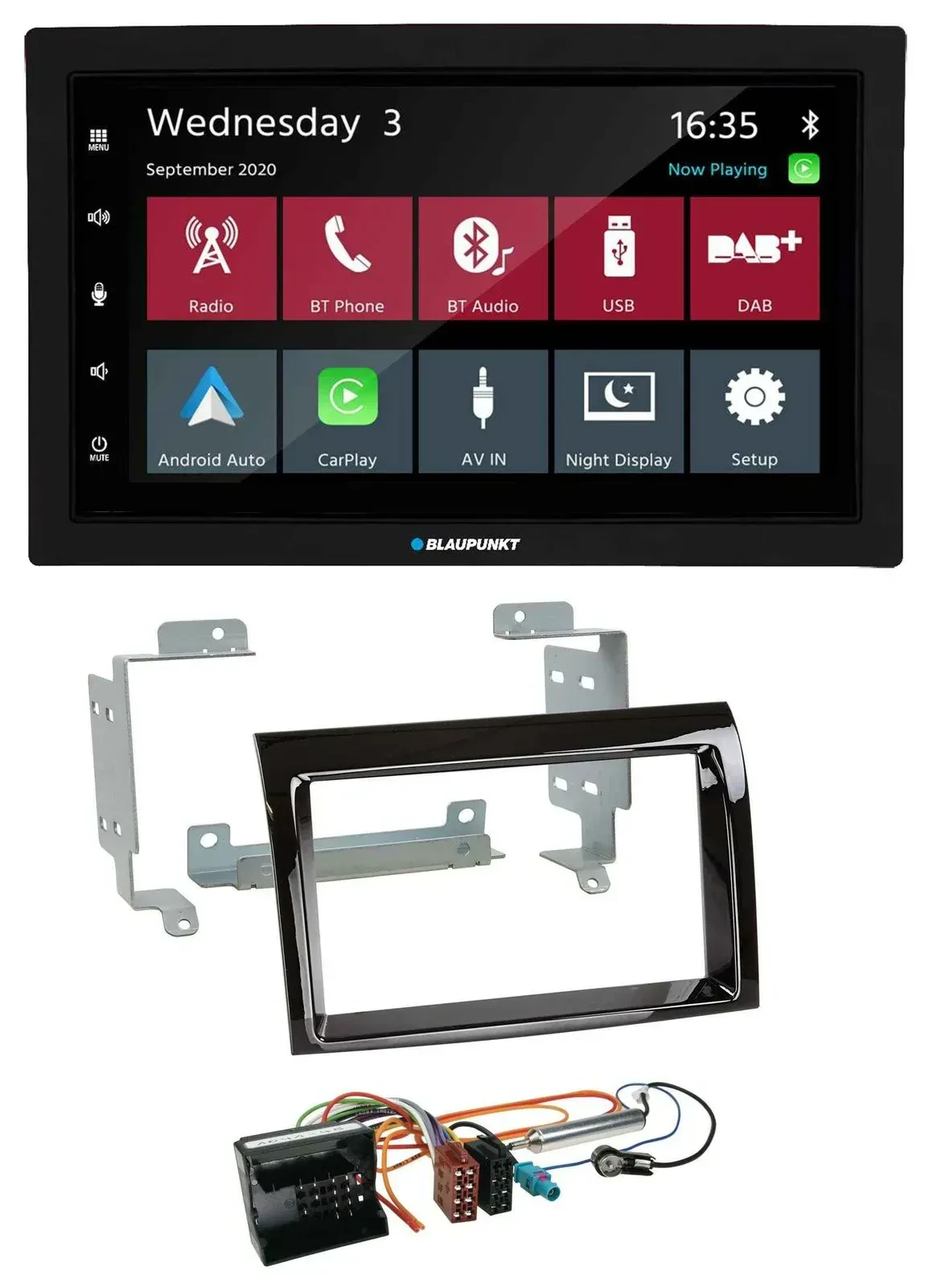 Blaupunkt DAB Bluetooth USB MP3 2DIN Autoradio für Citroen Jumper 2006-2011 Pian