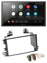 Автомагнитола Pioneer 2DIN, USB, Bluetooth, DAB, MP3 для Kia Rio/Rio5/Sportage и Hyundai