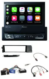 Pioneer DVD Bluetooth DAB USB Lenkrad Autoradio für BMW 3er 01-07 E46 schwarz HQ