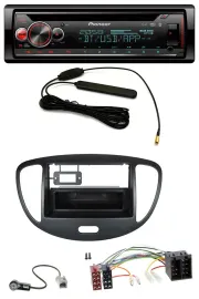 Pioneer USB DAB MP3 Bluetooth CD Autoradio für Hyundai i10 (2008-2013) schwarz