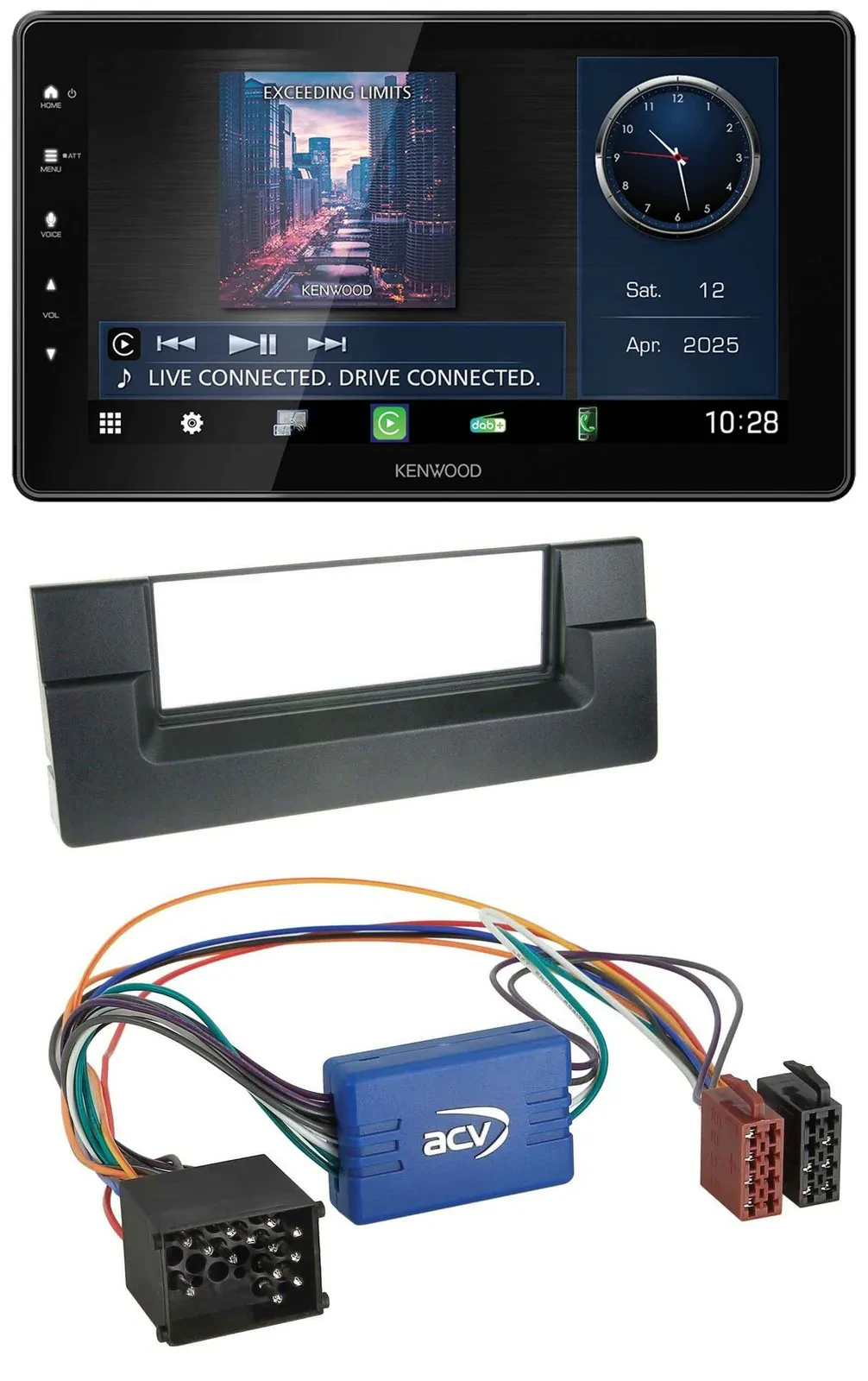 Автомагнитола Kenwood для BMW 5 (E39) и X5 (E53) Bluetooth USB DAB MP3