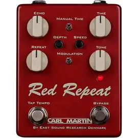 Педаль эффектов для электрогитары Carl Martin Red Repeat Delay Echo Tap Tempo