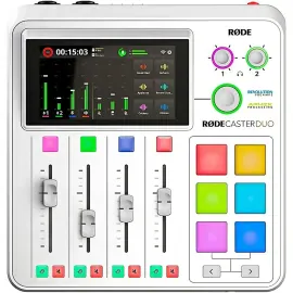 RODE RodeCaster Duo Streaming Mixer - White