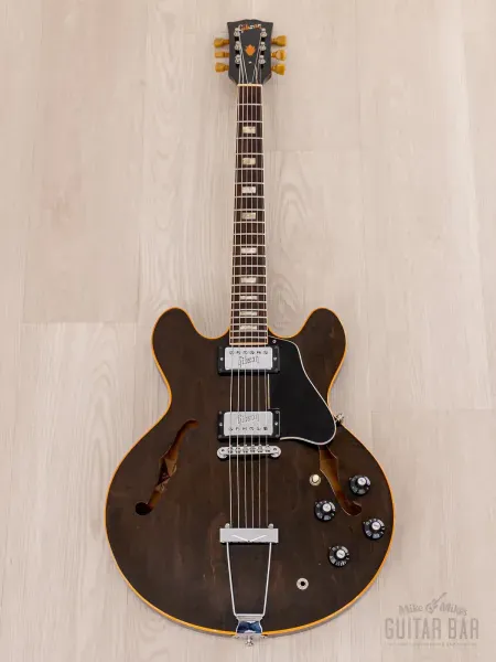 Электрогитара полуакустическая Gibson ES-335 TDW HH Walnut w/case USA 1971