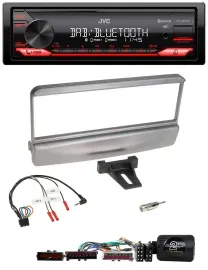 JVC Bluetooth USB DAB Lenkrad Autoradio für Ford Escort Focus silber