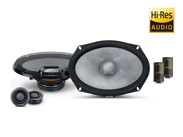 Alpine R2-S69 | 200W RMS 6x9" R-Series 2-Way Component Car Speakers