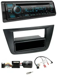 Автомагнитола Kenwood Bluetooth USB CD DAB для Seat Altea/Toledo 2004–2009 с управлением с руля