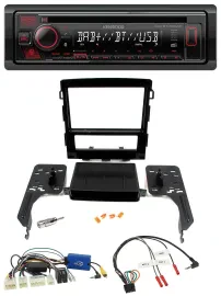 Автомагнитола Kenwood CD, USB, Bluetooth, DAB, поддержка кнопок на руле, для Subaru Impreza (с 2018)