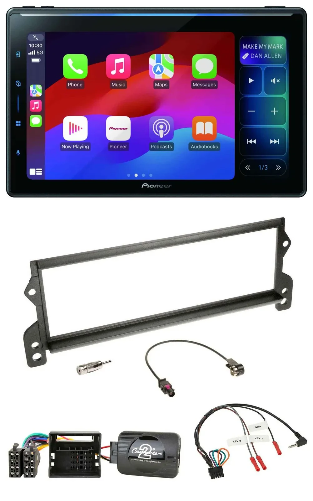Pioneer Bluetooth DAB Lenkrad USB Autoradio für Mini (2001-2006 MOST)