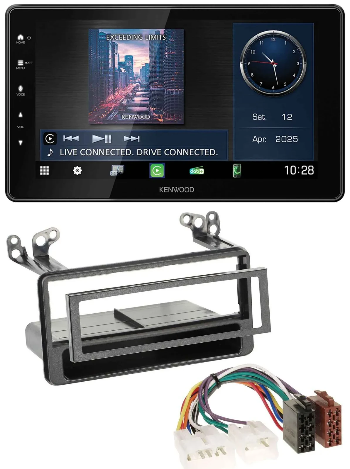 Kenwood MP3 Bluetooth USB DAB Autoradio für Toyota Avensis, Verso, Celica