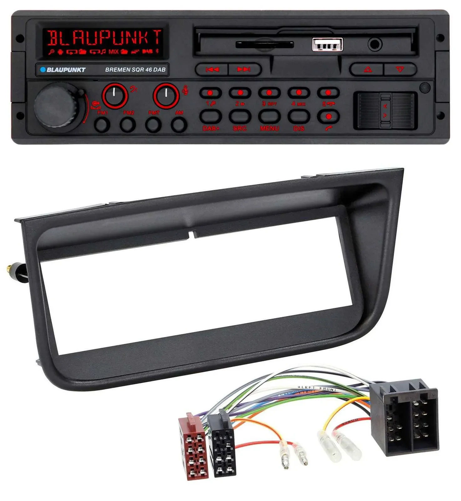 Blaupunkt SD MP3 USB Bluetooth DAB Autoradio für Peugeot 406