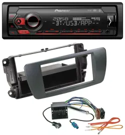 Pioneer MP3 USB DAB Bluetooth Autoradio für Seat Ibiza ab 08 azabacheschwarz