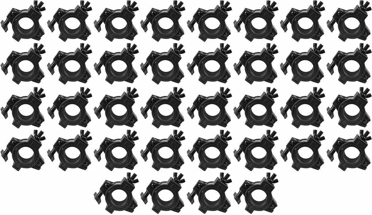 (36) American DJ O-Clamp/1.5 360 Degree Wrap Around Truss Clamps