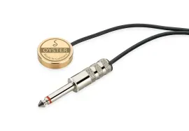 Schaller Germnay S/P Oyster Piezo Acoustic Instrument/Guitar Pickup, Brass