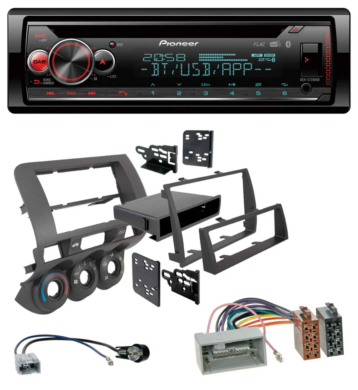 Pioneer MP3 DAB CD Bluetooth USB Autoradio für Honda Fit 06-07 nur US-Importe