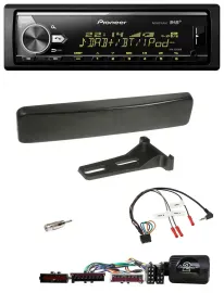 Pioneer Bluetooth USB DAB Lenkrad Autoradio für Ford Focus Mondeo schwarz