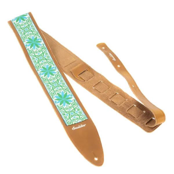 Ремень для гитары Souldier TGS1150TN02TN Torpedo Dresden Star Turquoise