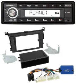 Автомагнитола для Toyota RAV4 (с 2013) Continental 1 DIN, USB, AUX, DAB, MP3