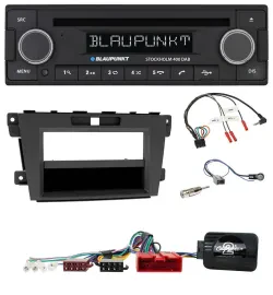Blaupunkt Lenkrad Bluetooth DAB CD USB Autoradio für Mazda CX-7 2009-2013