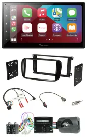 Pioneer USB Lenkrad DAB 2DIN Bluetooth Autoradio für Ford Mondeo S-Max glänzend